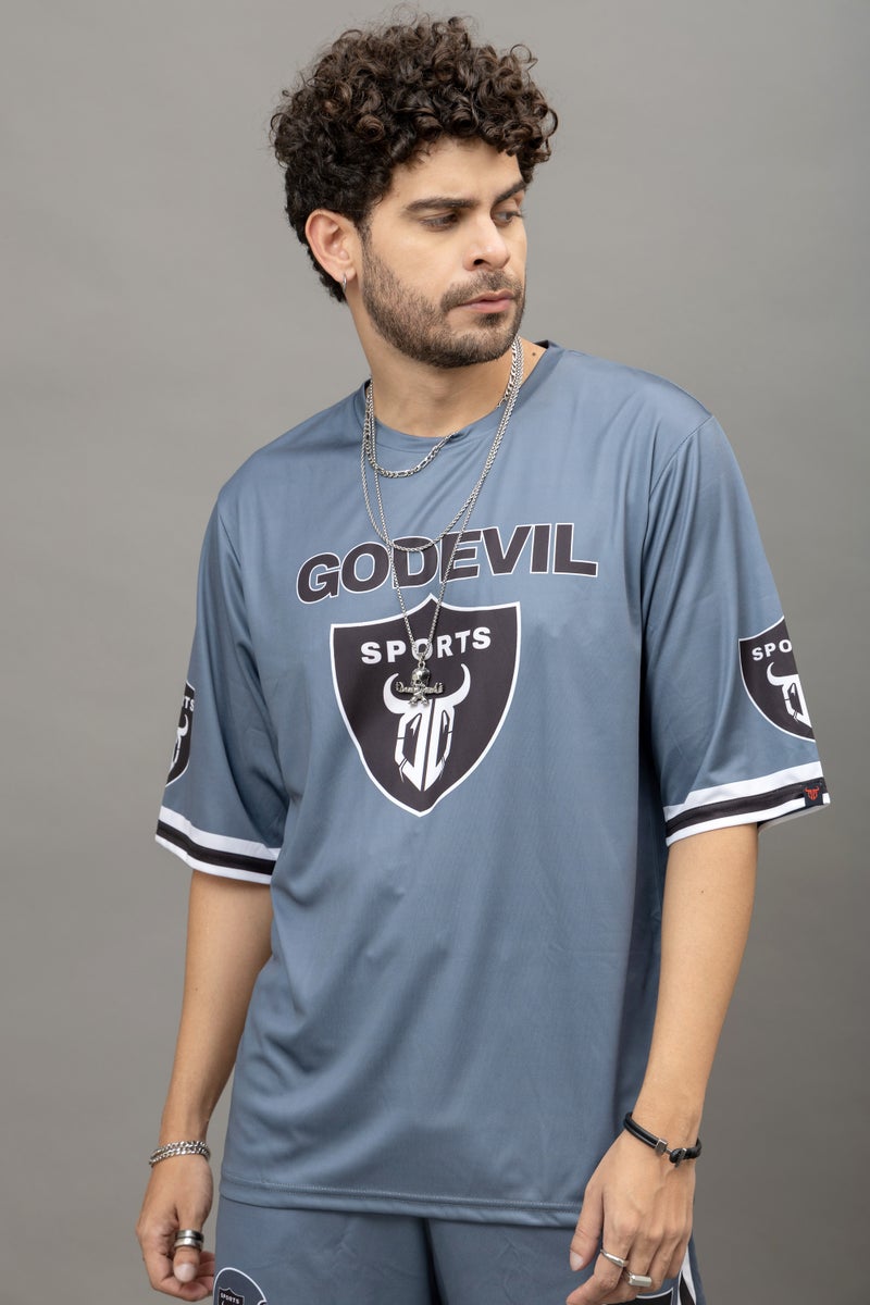 Go Devil Sports Grey Co-Ord Set For Men - Image 3